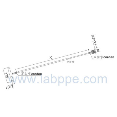 SHA10X-Fume Hoods remote control valve,cold water valve