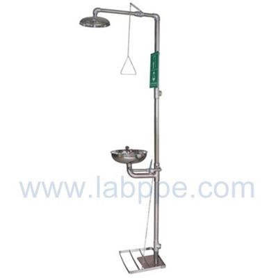 SHS150S-Safety shower & eyewash station,SS304,lab eye wash ansi Z358.1-2009