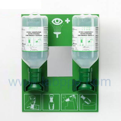SH4694-eye wash solution,Plum eye wash Station with 2 bottles
