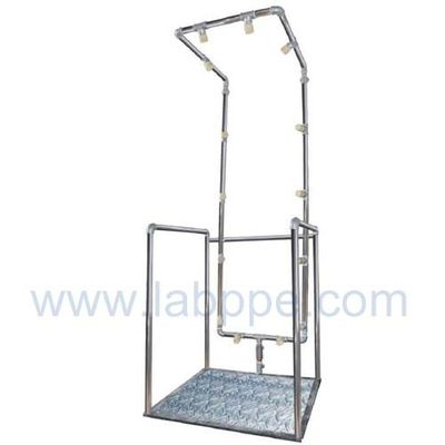 SHM100-Foot pedal Safety shower & eyewash station,Galvanization iron and ANSI CE