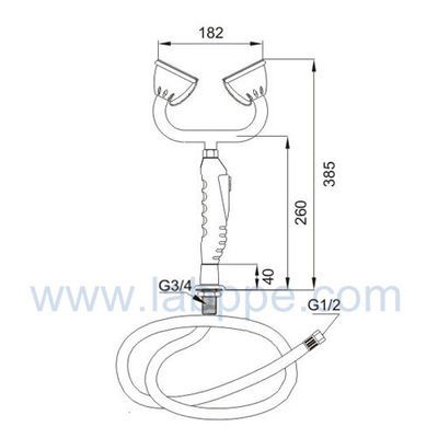 SH755K21-Lab use furniture Deck/bench mounted eye wash with hose and trigger lock,brass