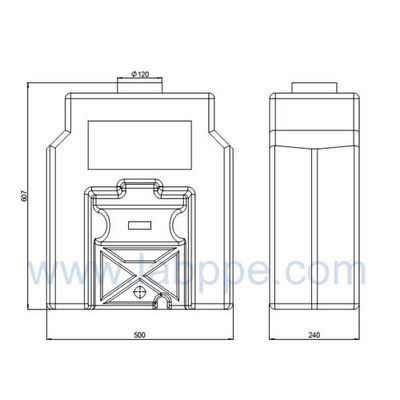 SH53L-portable eye wash station Gravity operated Eye wash,16 Gallon ANSI Z358.1-2014 drench shower emergency eye wash