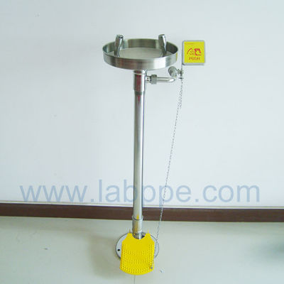 SH711BSF-eye wash station 304 stainless steel Stand eye wash Erect safety eye wash made of SUS304 meets ANSI