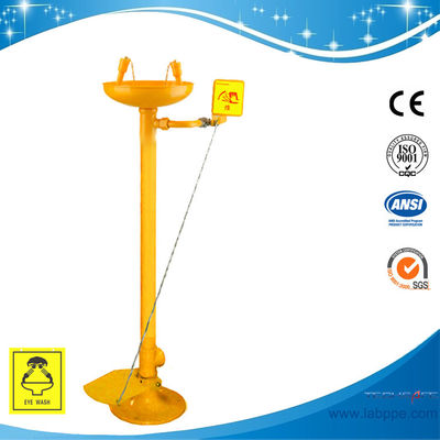 SH711BF-Stand eye wash Erect safety eye wash made of G.I.meets ANSI