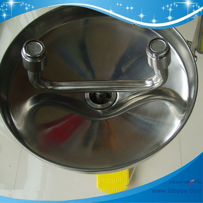 SH712BSF-SUS304 stainless steel Pedaled emergency shower & eyewash station combination foot operated rotary shower head