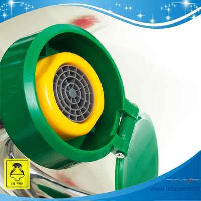 SH359DY-Wall mounted emergency eye wash SUS304 eye wash ANSI CE eyewash station dust shield 304 stainless steel