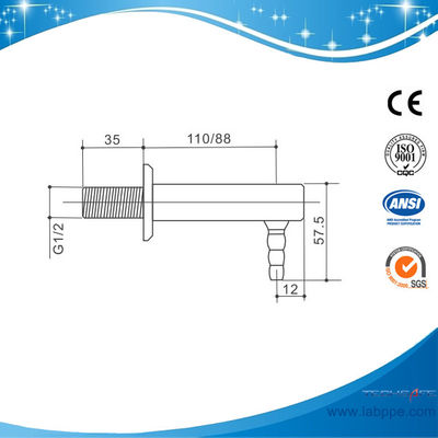 SHA103-Panel mounted,remote control water outlet,Fume Hoods water valves,water cock