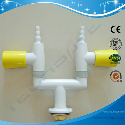 SHB2-Double outlet gas fitting,Gas valve/cock,Suspended mounted,slow open gas fitting gas outlets gs valve nipple outlet