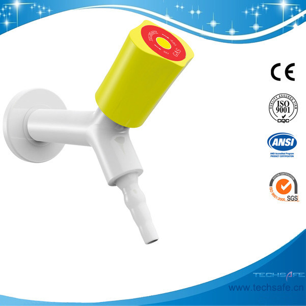 SHB3-1-valves gas gas nipple Fume Hoods valves gas cock Panel mounted slow open press and turn lab fittings safety lock