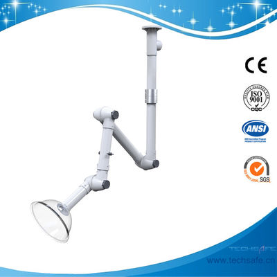 Braço extrator de fumaça flexível SHP50-2 para poeira, extrator/exaustor de fumaça de laboratório, braço extrator de fumaça de 50 mm de diâmetro, exaustão de fumaça