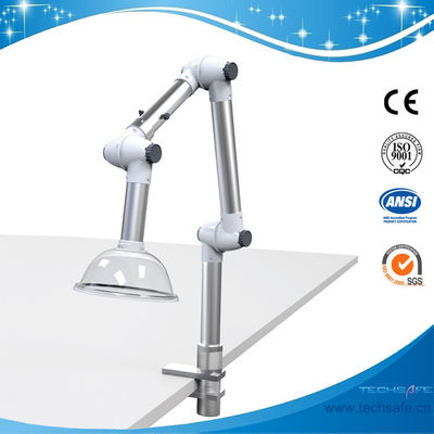 SHP51-Extrator de fumaça de solda/braço de exaustão para laboratório, braço flexível de extração de fumaça em liga de alumínio montado em mesa para laboratório